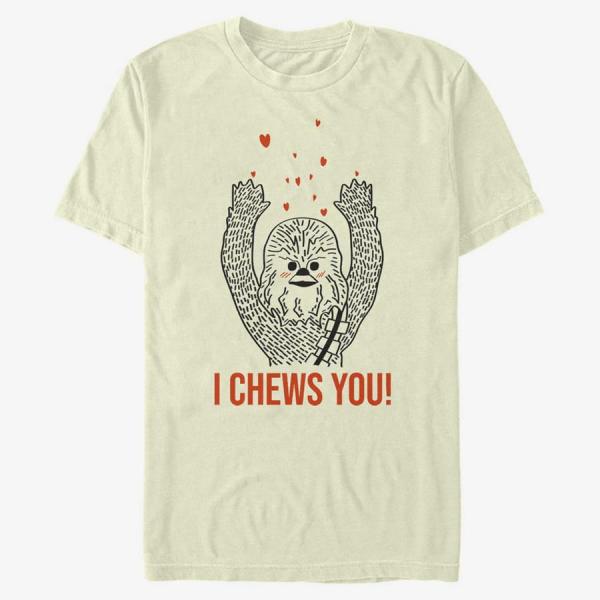 Tričko Merch Star Wars - I Chews You Chewy Unisex T-Shirt Natural S