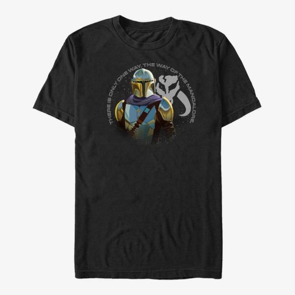 Queens Star Wars: The Mandalorian - The Mandalore Way Unisex T-Shirt Black