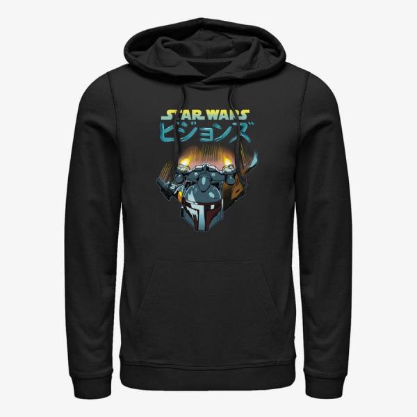 Mikina Merch Star Wars: Visions - Backpacks Got Jets Unisex Hoodie Black M