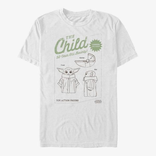Queens Star Wars: The Mandalorian - Toy Action Figure Unisex T-Shirt White