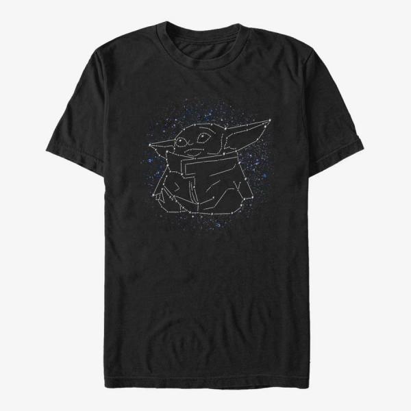 Queens Star Wars: The Mandalorian - Constellation Child Unisex T-Shirt Black