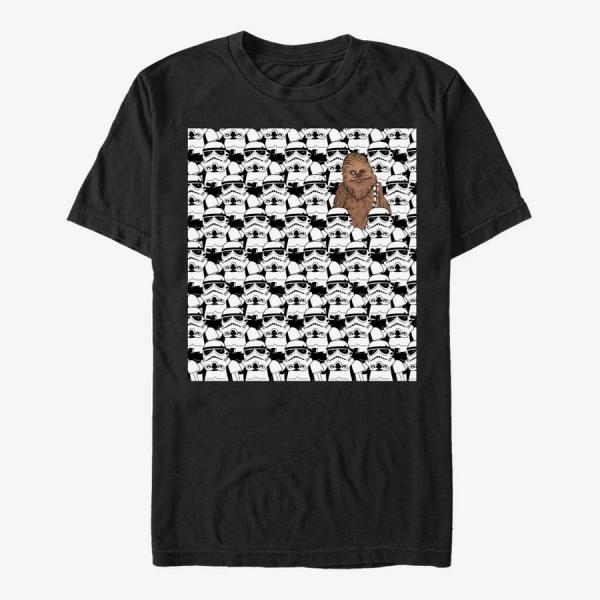 Tričko Merch Star Wars: Classic - What is Chewie Doing There Unisex T-Shirt Black S