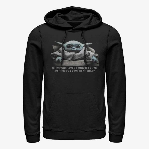Mikina Merch Star Wars: The Mandalorian - Next Snack Unisex Hoodie Black XL