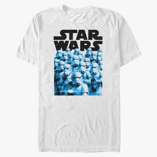 Tričko Merch Star Wars - Battle Brigade Unisex T-Shirt White L