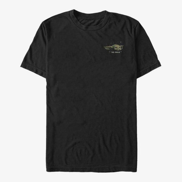 Queens Star Wars: The Mandalorian - Child Card V2 Unisex T-Shirt Black