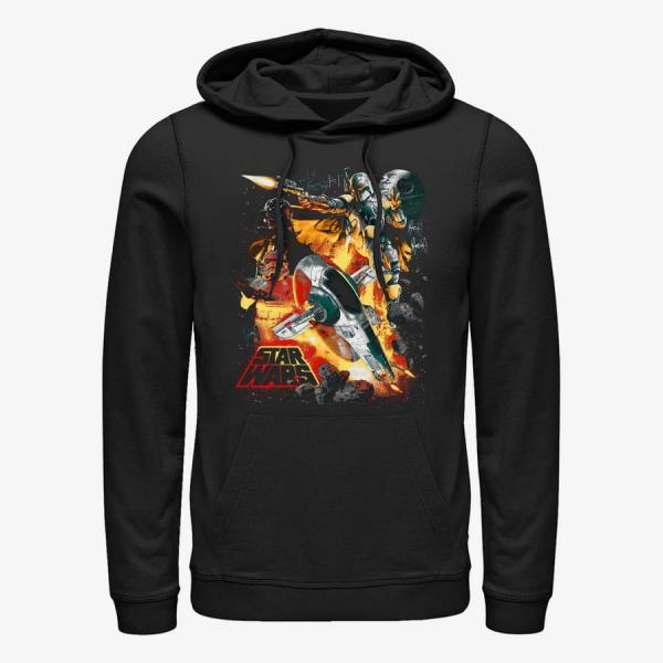 Mikina Merch Star Wars: Classic - Force Hunter Unisex Hoodie Black S
