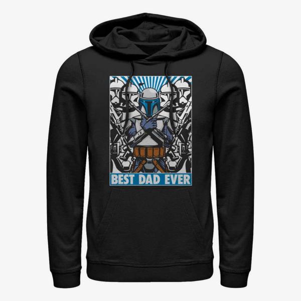 Queens Star Wars: Clone Wars - Jango Dad Unisex Hoodie Black