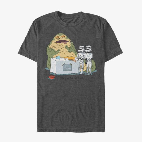 Queens Star Wars: Classic - Bring Me The Hot Sauce Unisex T-Shirt Dark Heather Grey