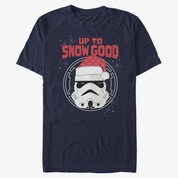 Tričko Merch Star Wars: Classic - Snow Good Trooper Unisex T-Shirt Navy Blue M