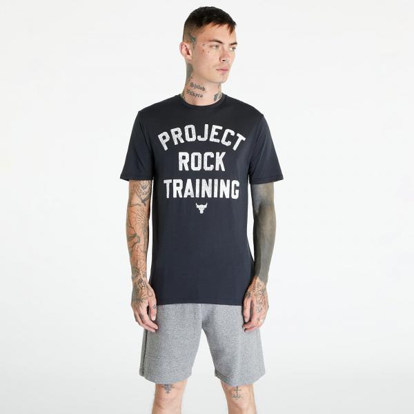 Tričko Under Armour Project Rock Training Short Sleeve T-Shirt Black XL