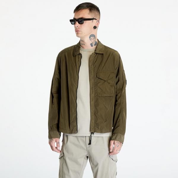 Bunda C.P. Company Chrome-R Zipped Overshirt Ivy Green XXXL