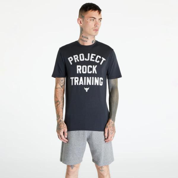 Tričko Under Armour Project Rock Training Short Sleeve T-Shirt Black XL
