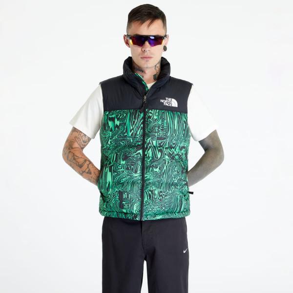 Vesta The North Face M 96 Retro Nuptse Vest Black/ Green XL