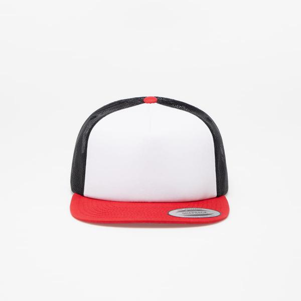 Snapback Urban Classics Foam Trucker Black/ Red