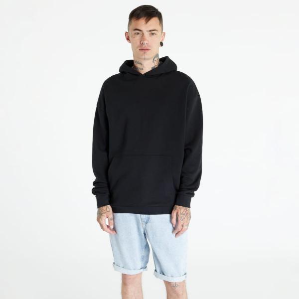 Mikina Urban Classics Hood Embroidery Hoody Black L