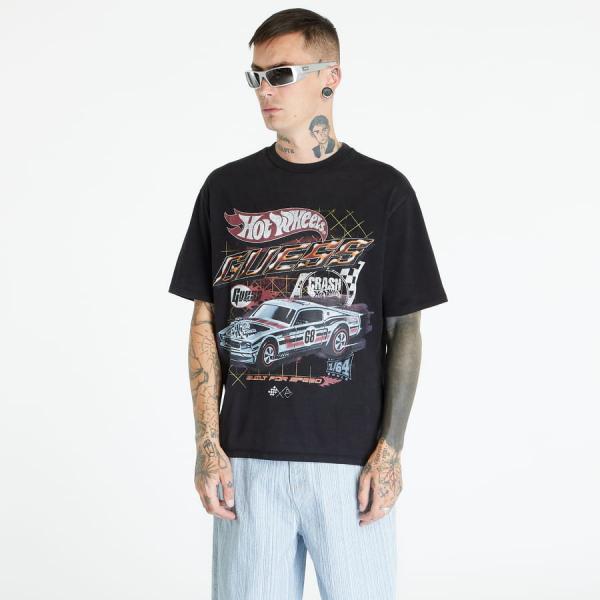 GUESS Go Hot Wheels Vintage Race Tee Jet Black Multi