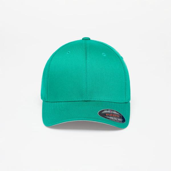 Kšiltovka Urban Classics Flexfit Wooly Combed Pepper Green S/M