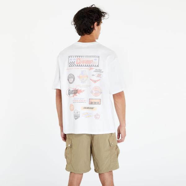 Tričko GUESS Go Hw Printed Tee Pure White S
