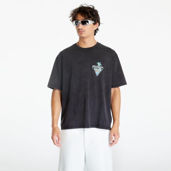 GUESS Go Palms Tee Jet Black Multi