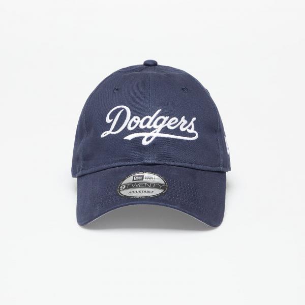 New Era Los Angeles Dodgers Team Script 9Twenty Adjustable Cap Dark Royal/ Optic White