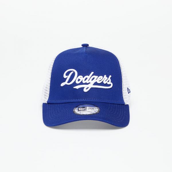 Kšiltovka New Era Los Angeles Dodgers Team Script Trucker Cap Dark Royal/ Optic White Universal