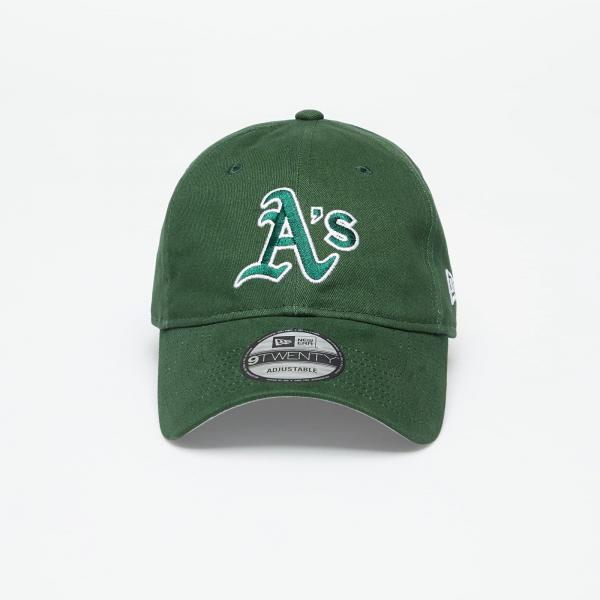 New Era Oakland Athletics Team Script 9Twenty Adjustable Cap Dark Green/ Optic White