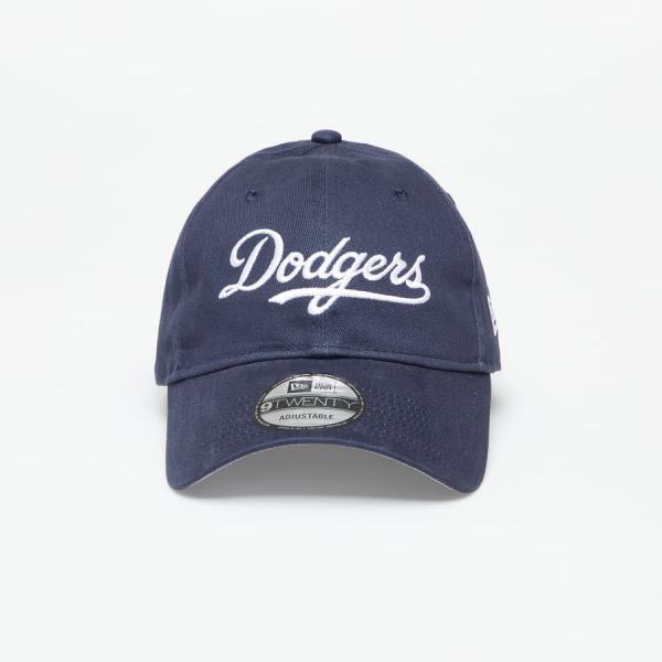 New Era Los Angeles Dodgers Team Script 9Twenty Adjustable Cap Dark Royal/ Optic White