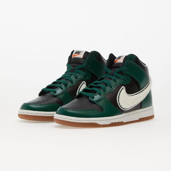 Nike Dunk High Retro University Black/ Gorge Green/ Summit White