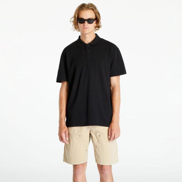 Tričko Urban Classics Oversized Polo Black S