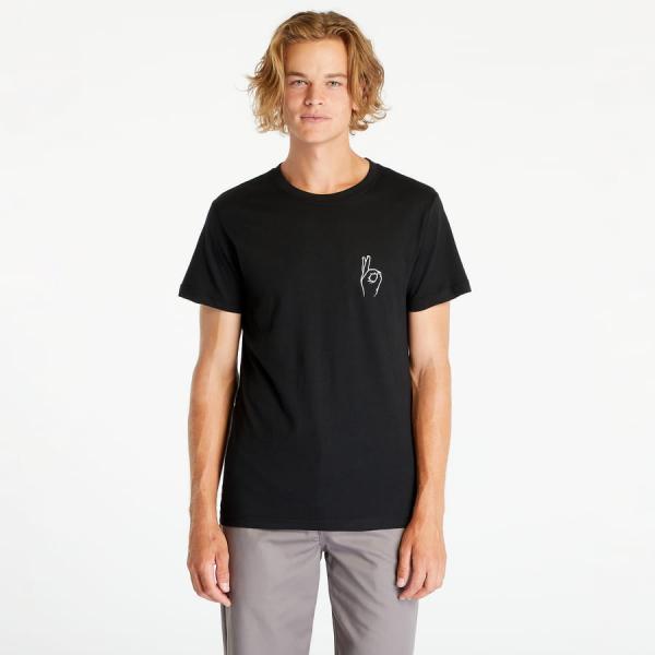 Tričko Urban Classics Easy Sign Tee Black S