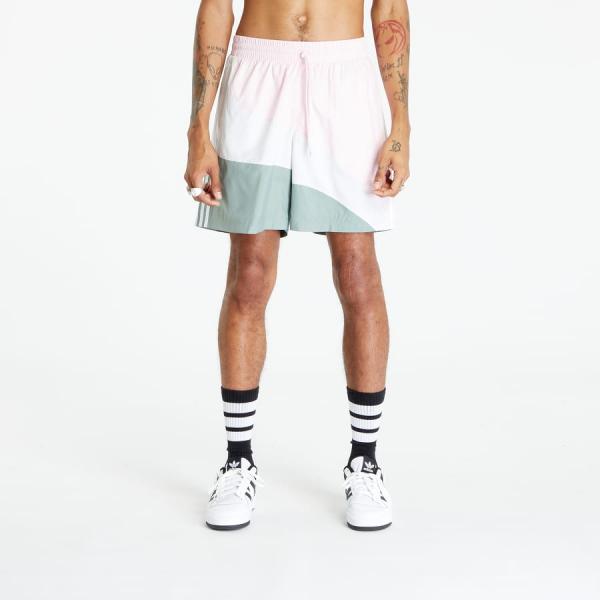 adidas Originals Swirl Woven Shorts Clear Pink/ Silver Green