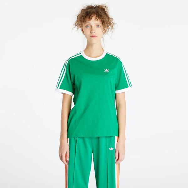 Dámské tričko adidas Originals Classics 3-Stripes Tee Green
