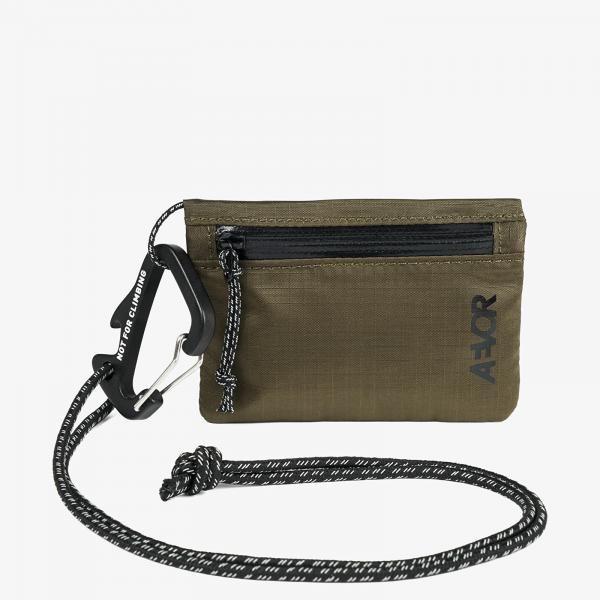 AEVOR Explore Wallet Ripstop Olive Gold