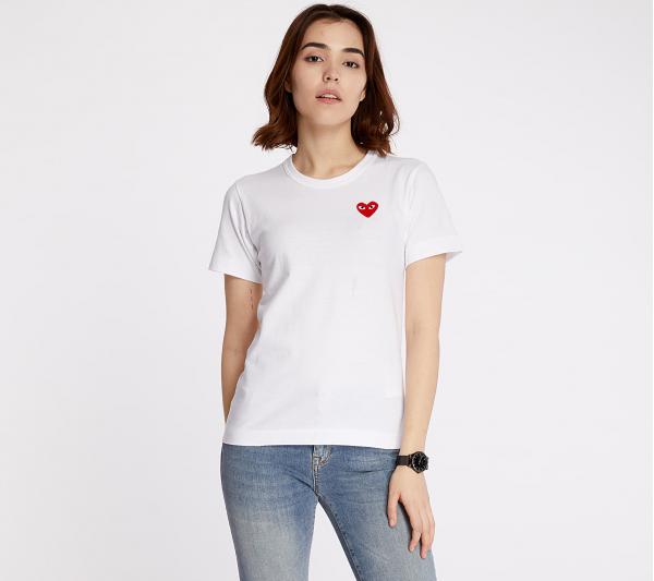 Comme des Garçons PLAY Tee White