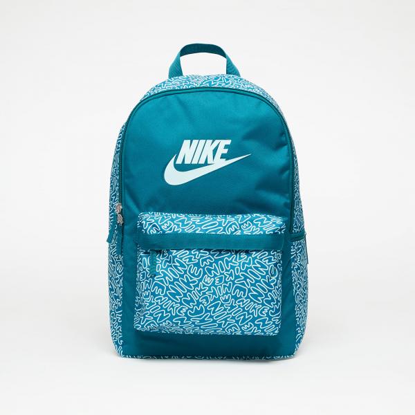 Nike Heritage Scribble Backpack Geode Teal/ Geode Teal/ Jade Ice