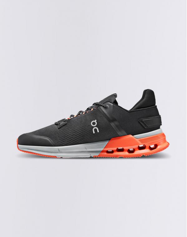 On Cloudnova Flux Black/Flame 41