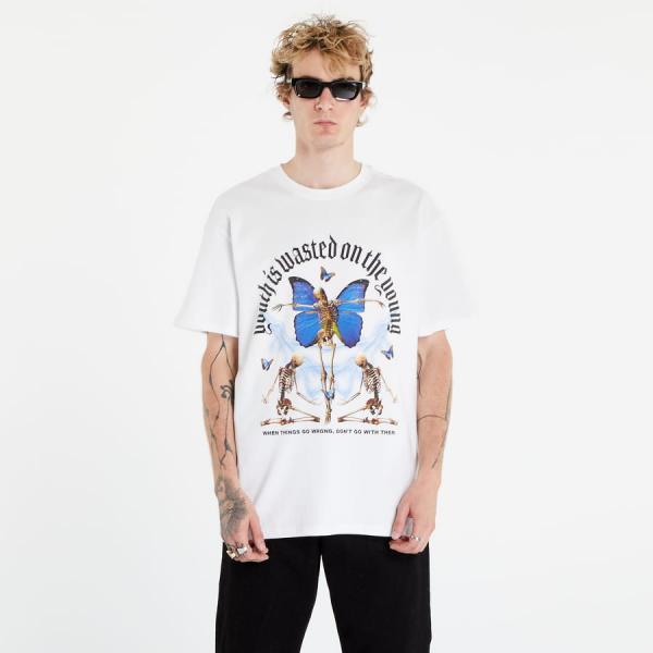 Tričko Lost Youth Tee Butterfly White XL