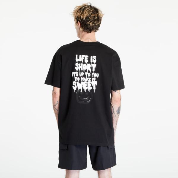 Lost Youth Tee Life Is Short Black