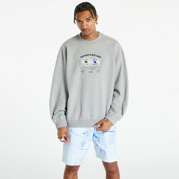 Mikina Converse x ADER ERROR SHAPES Crew Sweatshirt Vintage Grey Heather XL