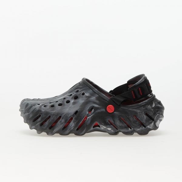 Tenisky Crocs Echo Marbled Clog Black/ Flame EUR 39-40