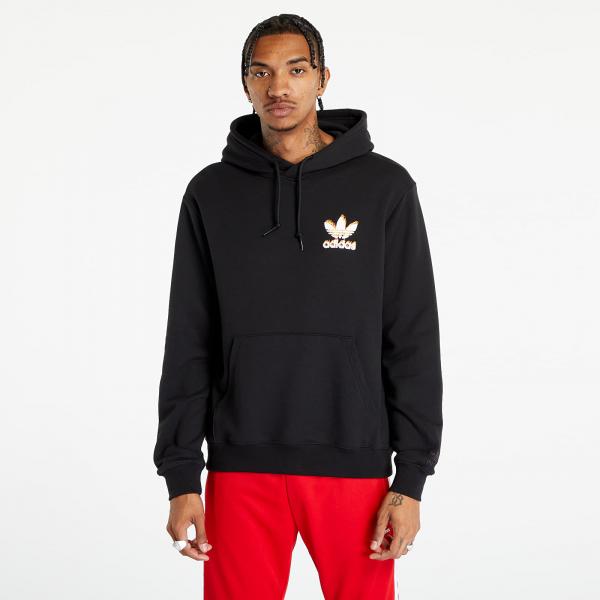 Mikina adidas Originals Graphics Fire Trefoil Hoodie Black M
