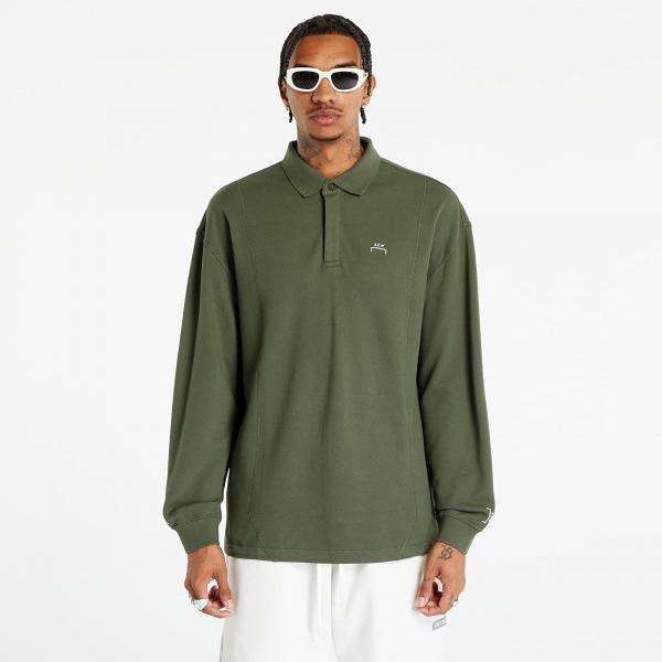 Converse x A-COLD-WALL* UNISEX Long Sleeve Polo Dark Pine Green