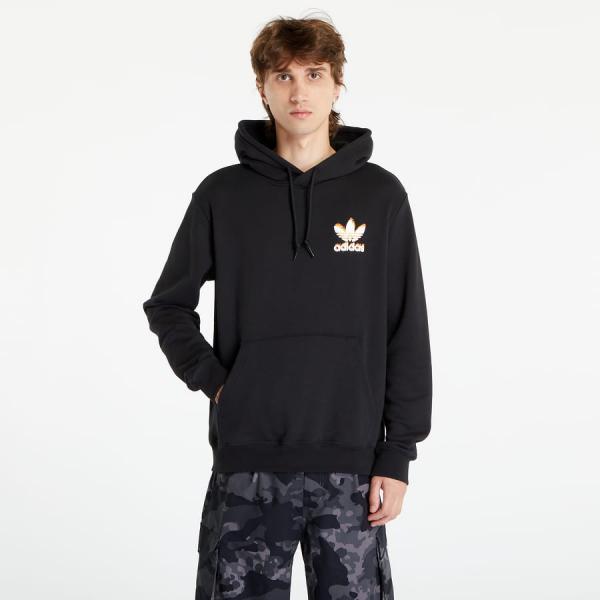Mikina adidas Originals Graphics Fire Trefoil Hoodie Black M