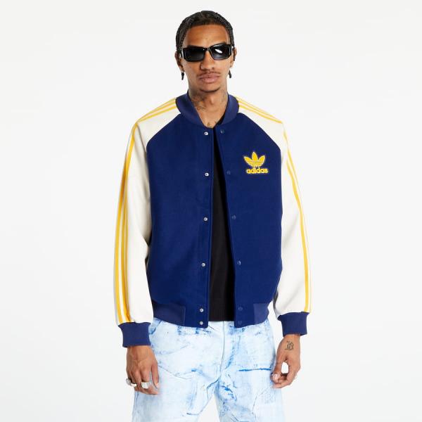 adidas Originals Sst Varsity Jacket Dark Blue/ White