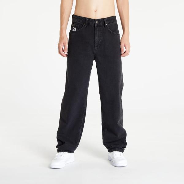 Džíny Karl Kani Small Signature Baggy Five Pocket Denim Vintage Black W34
