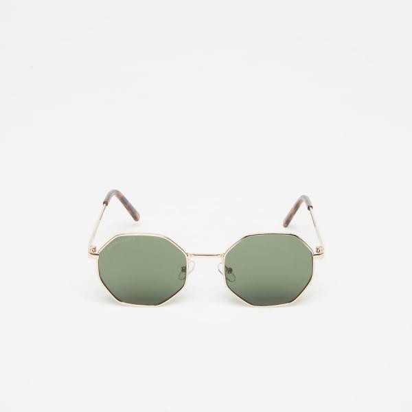 Sluneční brýle Urban Classics Sunglasses Toronto Bottle Green/ Gold