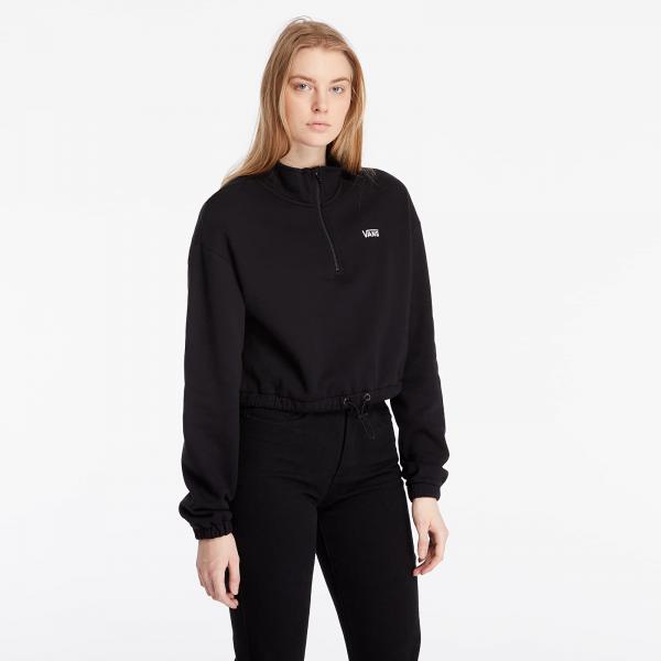 Mikina Vans Left Chest Half Zip Fleece Black XL