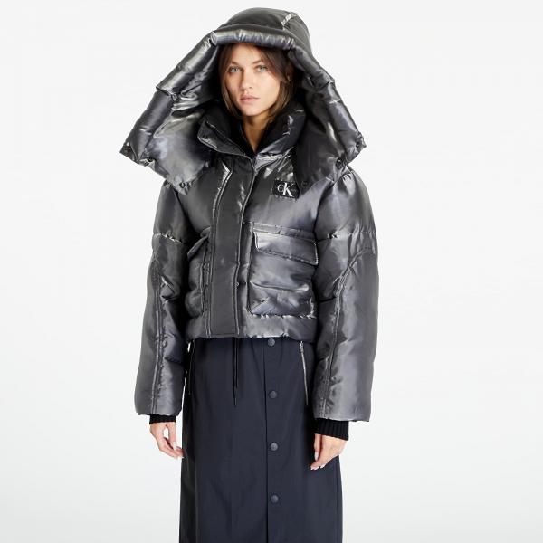 Bunda Calvin Klein Jeans Liquid Metal Puffer Black XL