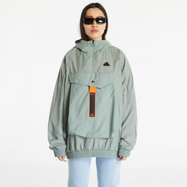 adidas City Escape Premium Windbreaker Silver Green