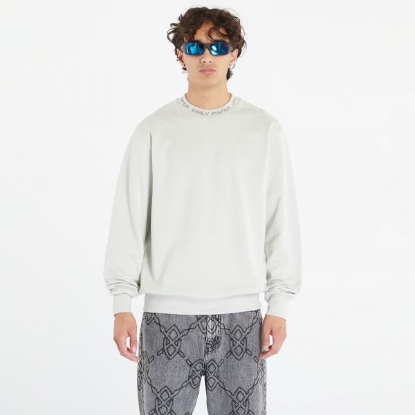 Mikina Daily Paper Erib Sweater Metal Grey XXL